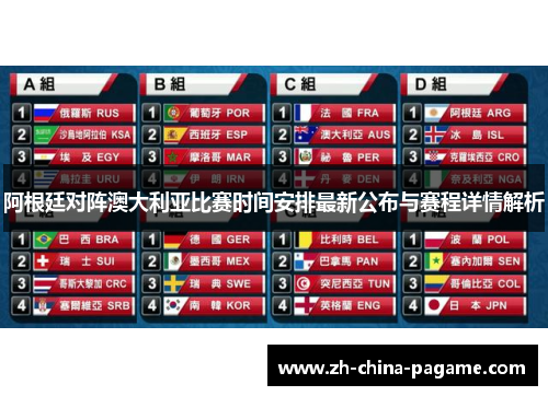 阿根廷对阵澳大利亚比赛时间安排最新公布与赛程详情解析 阿根廷对阵澳大利亚比赛时间安排最新公布与赛程详情解析